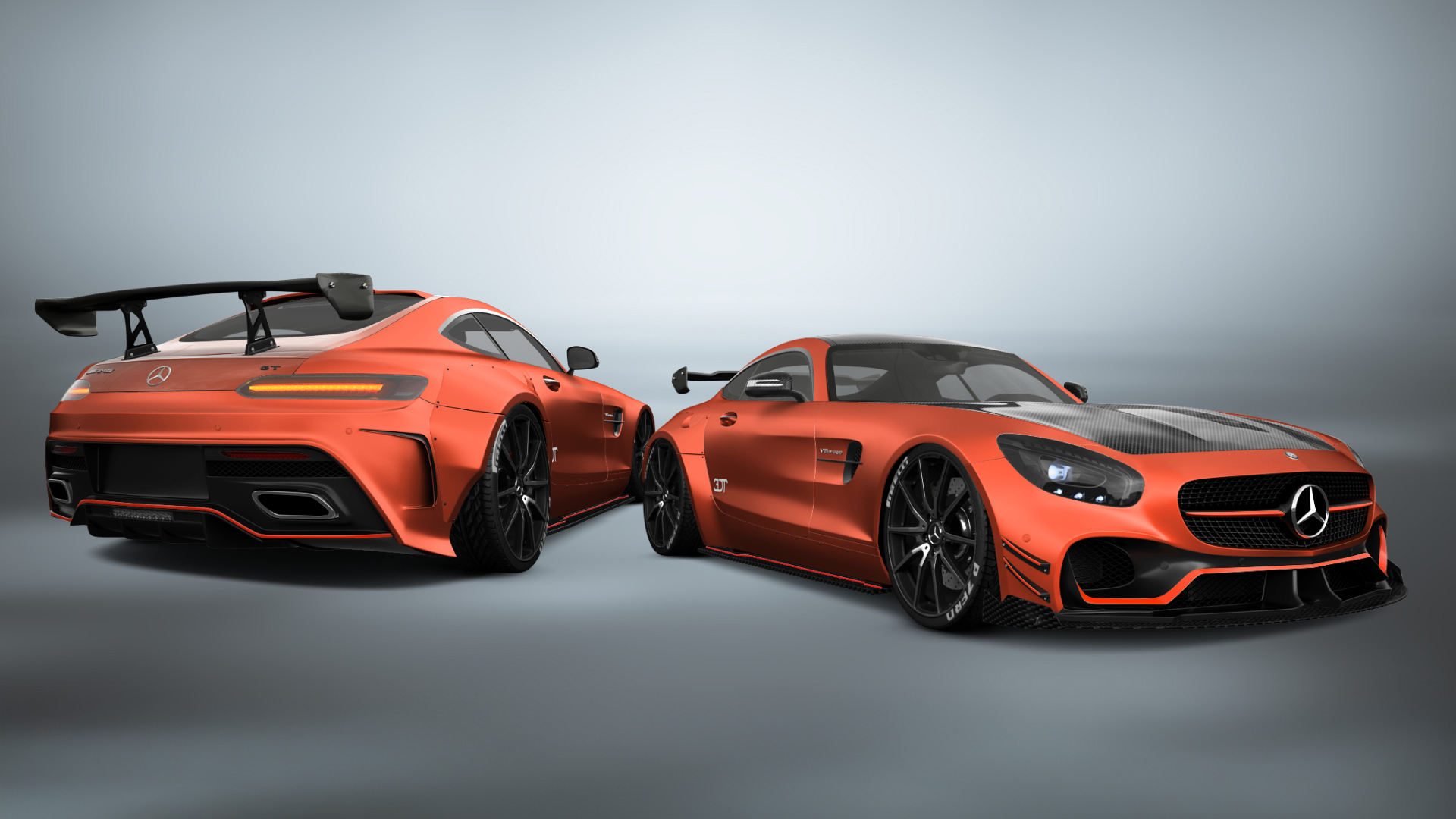 Mercedes AMG GT 2 door fastback coupe 2016 tuning