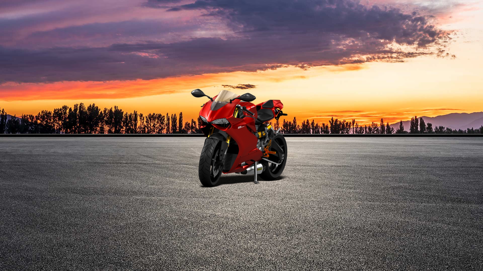 Ducati 899 Panigale Sport Bike 2015 tuning