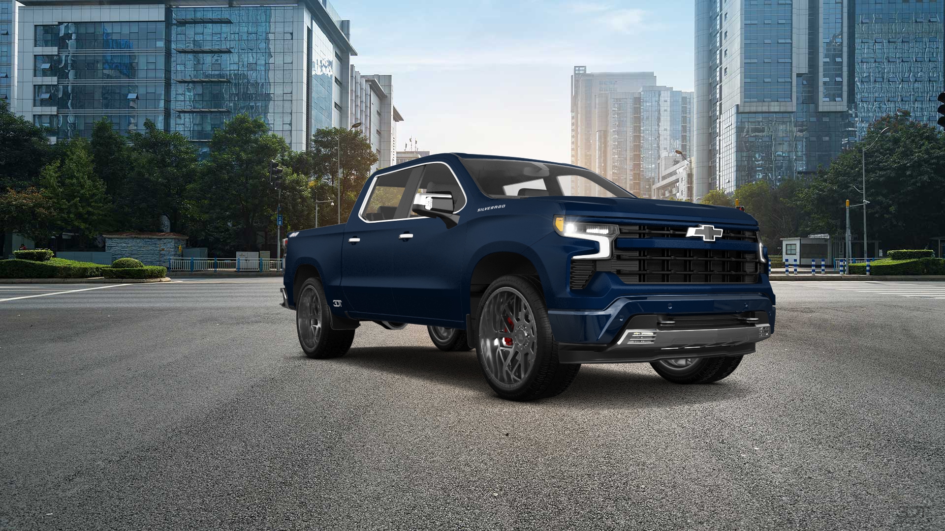 Chevrolet Silverado 1500 Crew Cab 5.8 ft box 4 Door pickup truck 2023 tuning