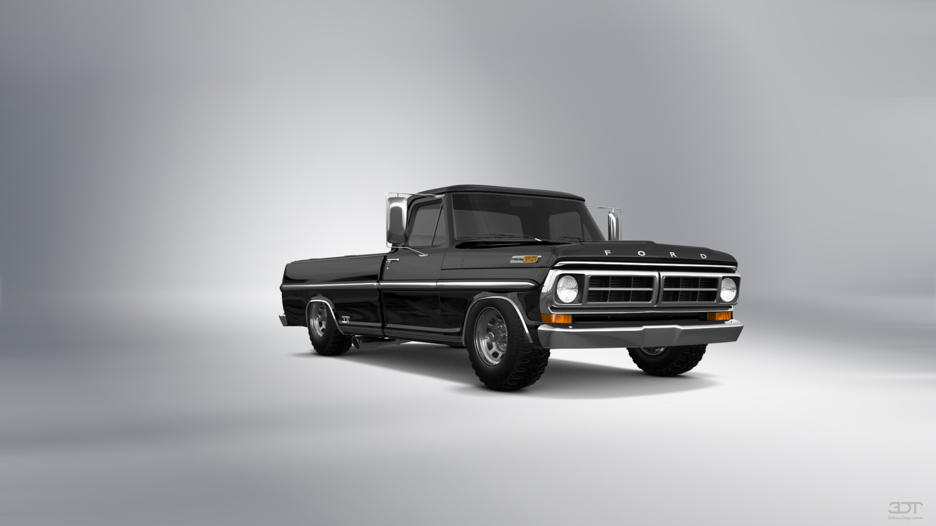 Ford F-250 2 Door pickup truck 1971 tuning