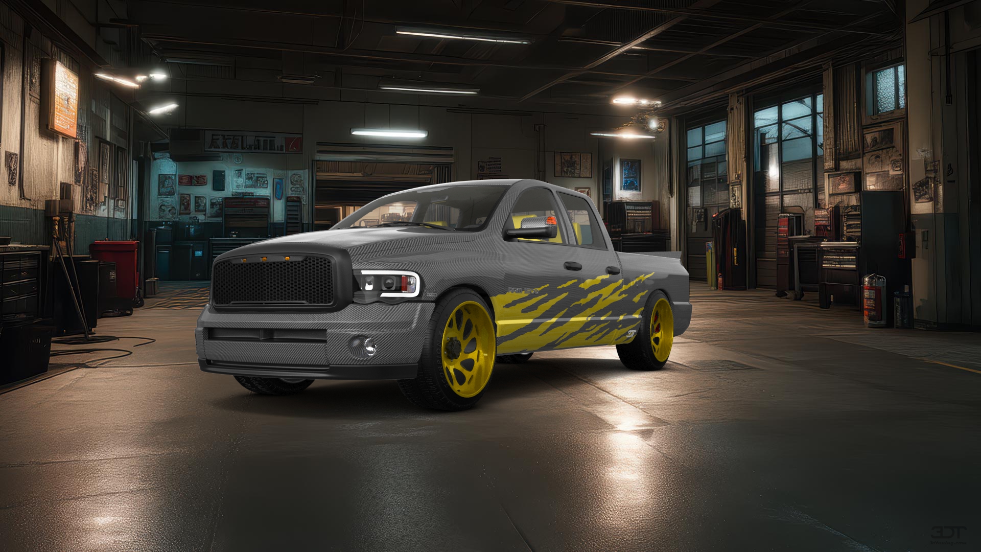 Dodge Ram 1500 6.4 ft box 4 Door pickup truck 2002 tuning