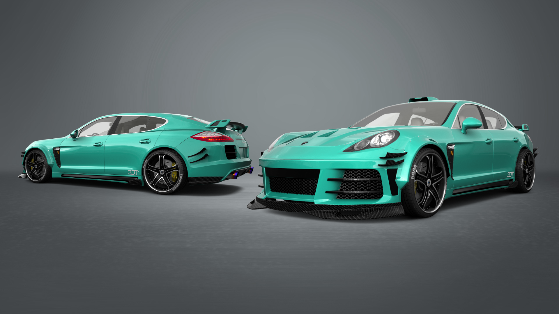 Porsche Panamera 4 door fastback saloon 2011 tuning