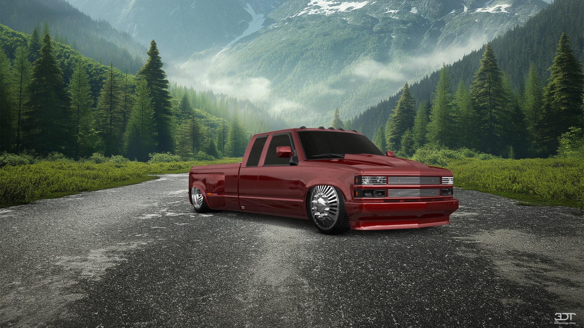 Chevrolet K3500 Extended Cab Pickup Truck 1988