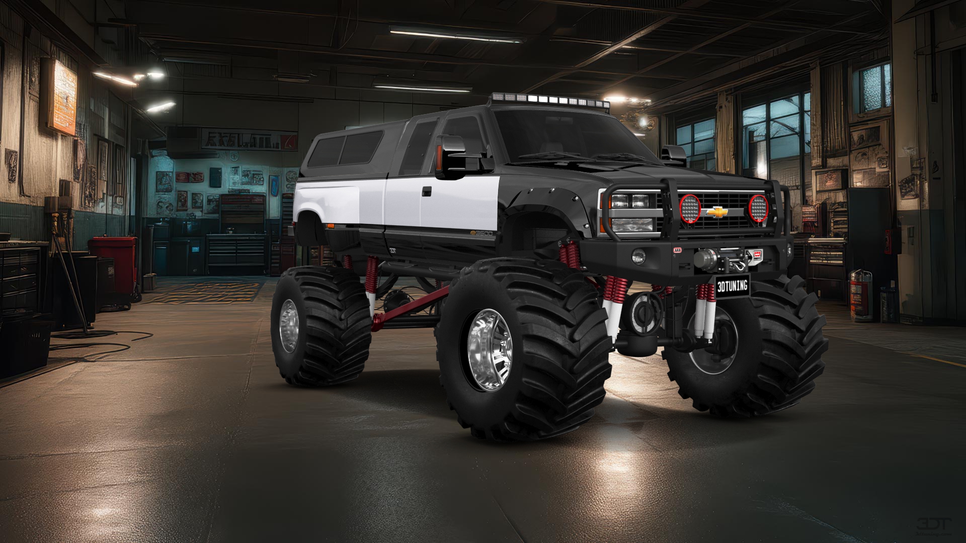 Chevrolet K3500 Extended Cab Pickup Truck 1988 tuning