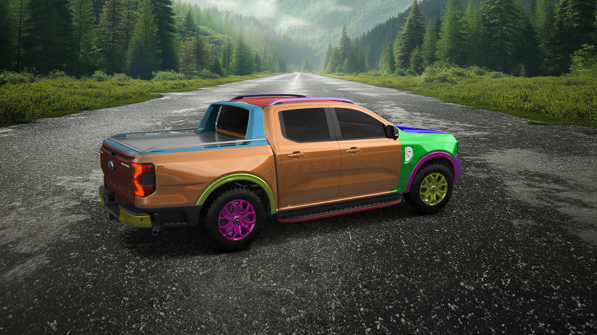 Ford Ranger 4 Door pickup truck 2022