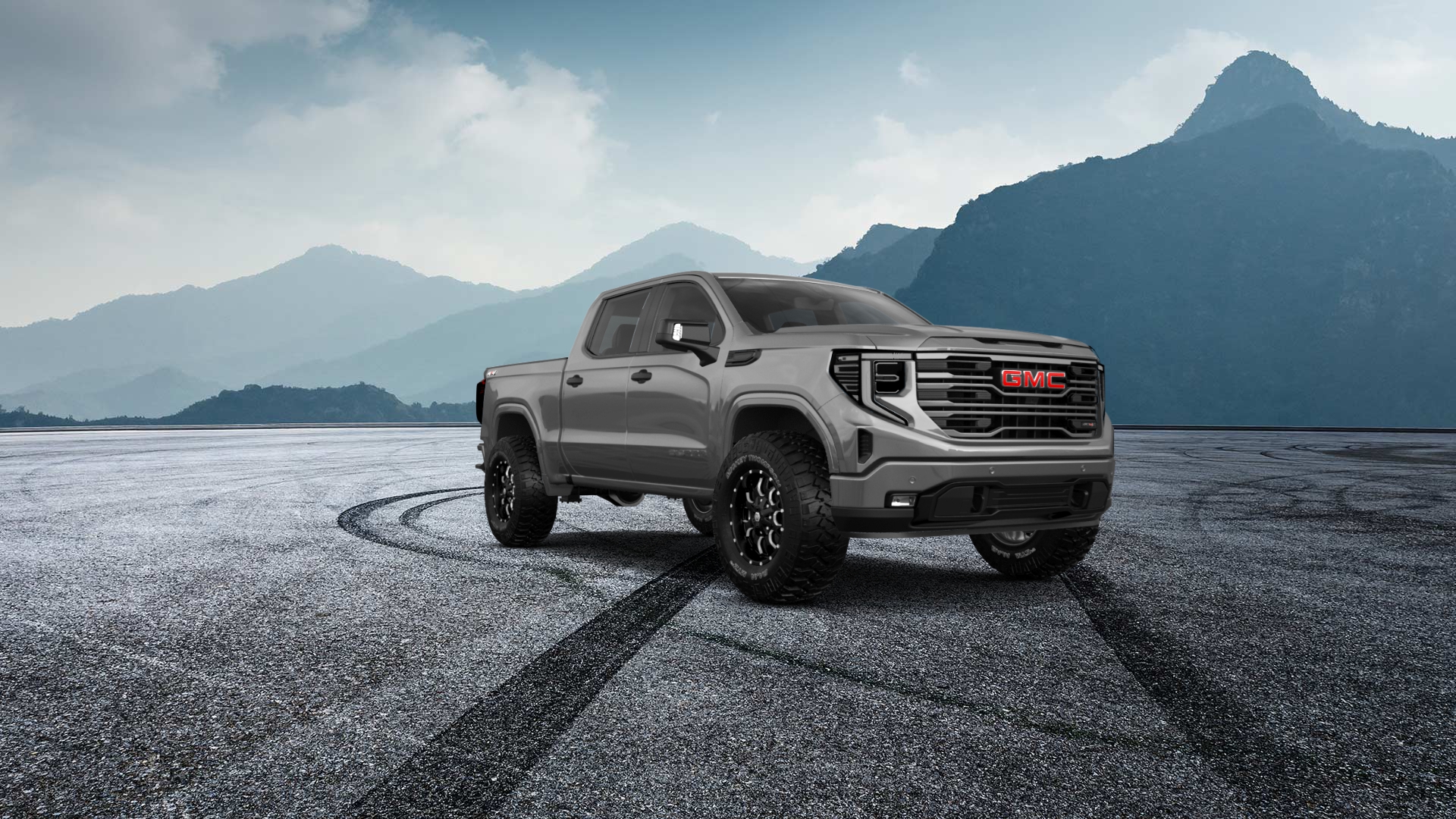 GMC Sierra 1500 Crew Cab 5.8 ft box 4 Door pickup truck 2023 tuning