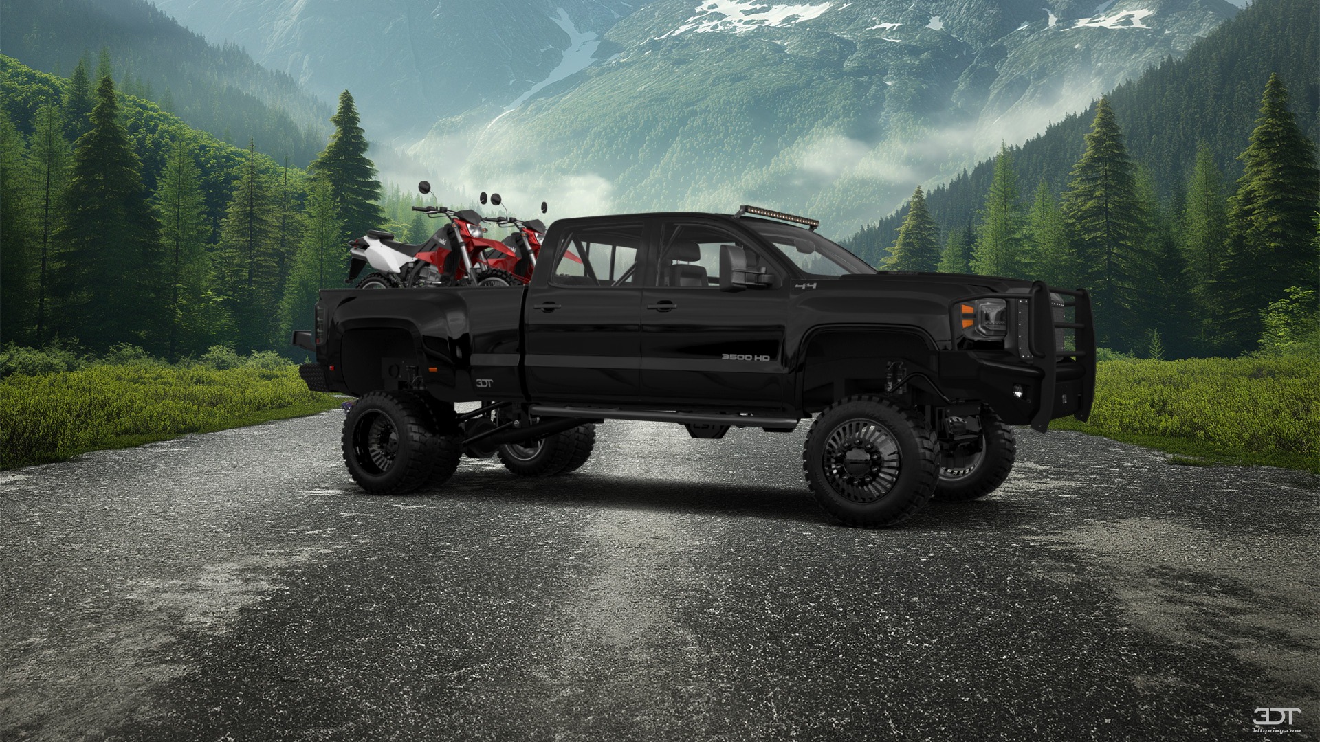 GMC Sierra 3500 HD Crew Cab 4 Door pickup truck 2015