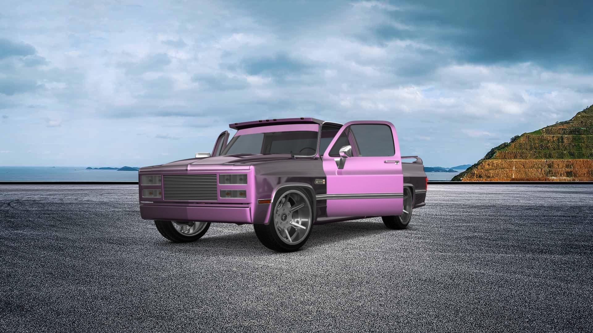 GMC Sierra 1500 2 Door pickup truck 1985 tuning