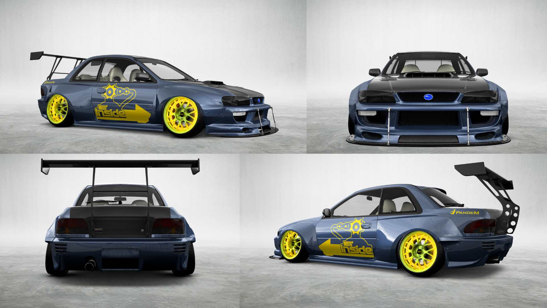 Subaru Impreza WRX STI 22B 2 Door Coupe 2000 tuning