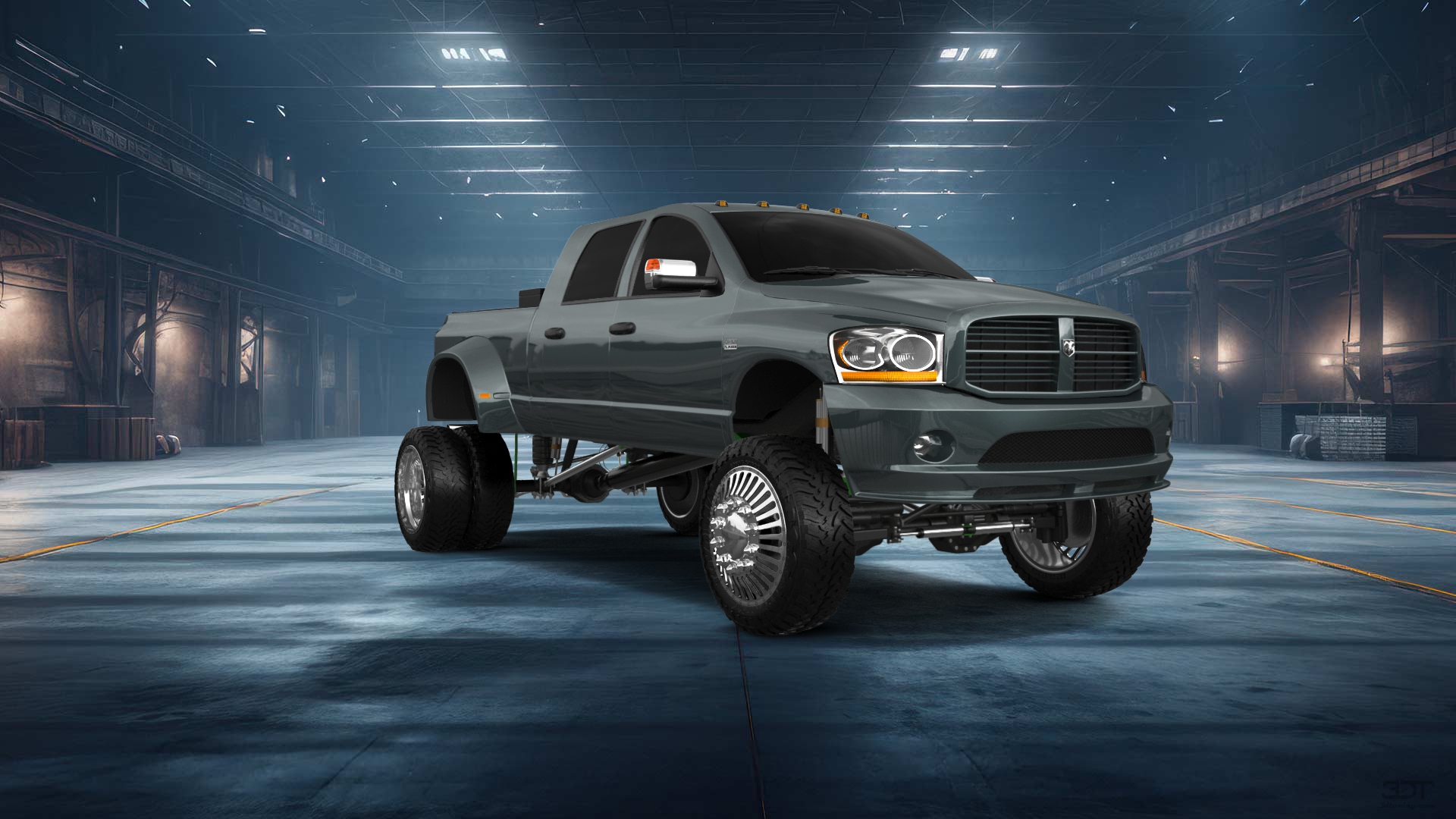 Dodge Ram 3500 Dually 4 Door pickup truck 2007