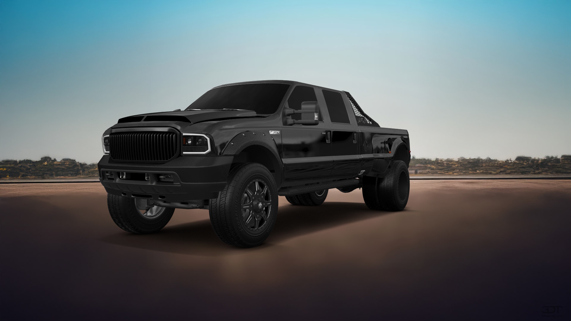 Ford F-350 DRW 4 Door pickup truck 1999 tuning