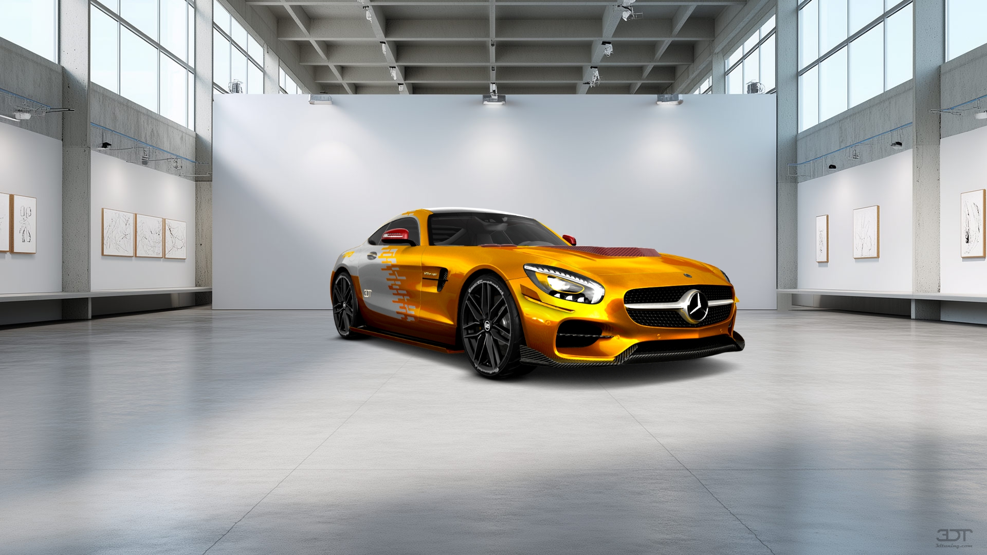 Mercedes AMG GT 2 door fastback coupe 2015 tuning