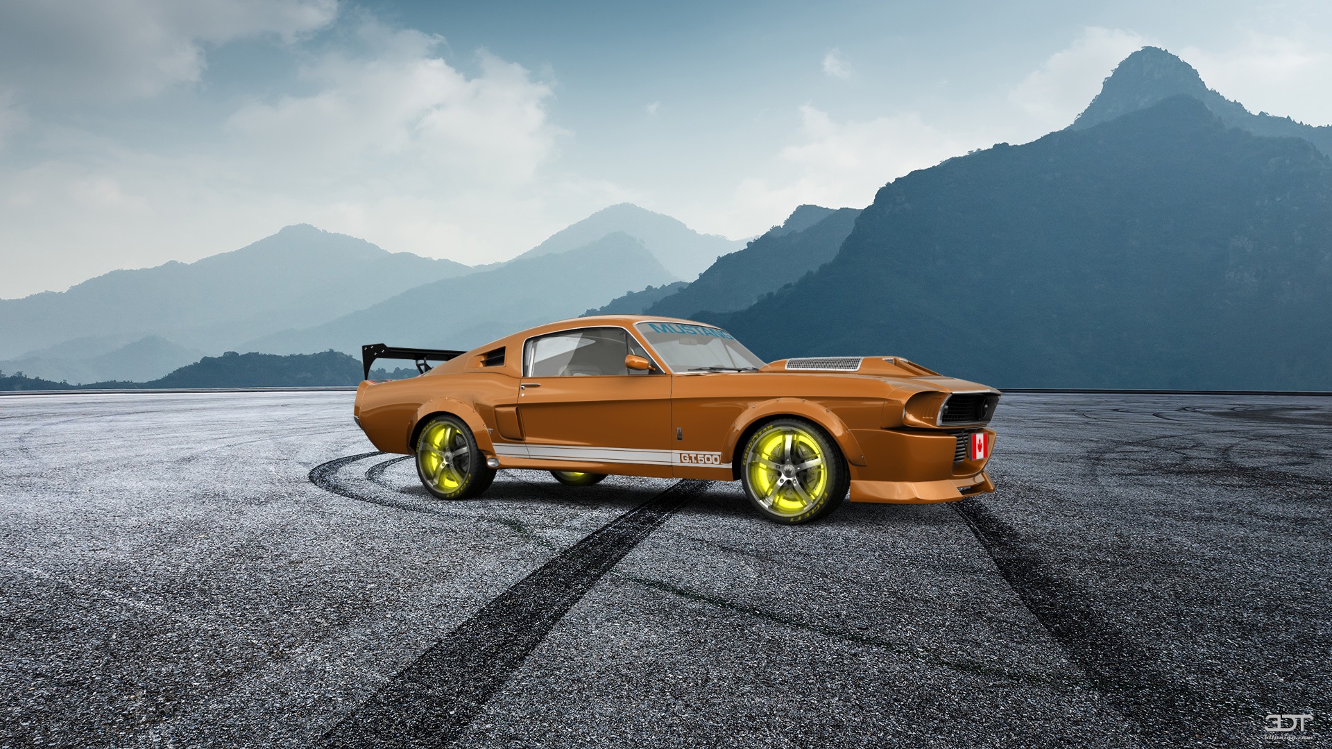 Mustang GT500 2 Door Coupe 1968 tuning