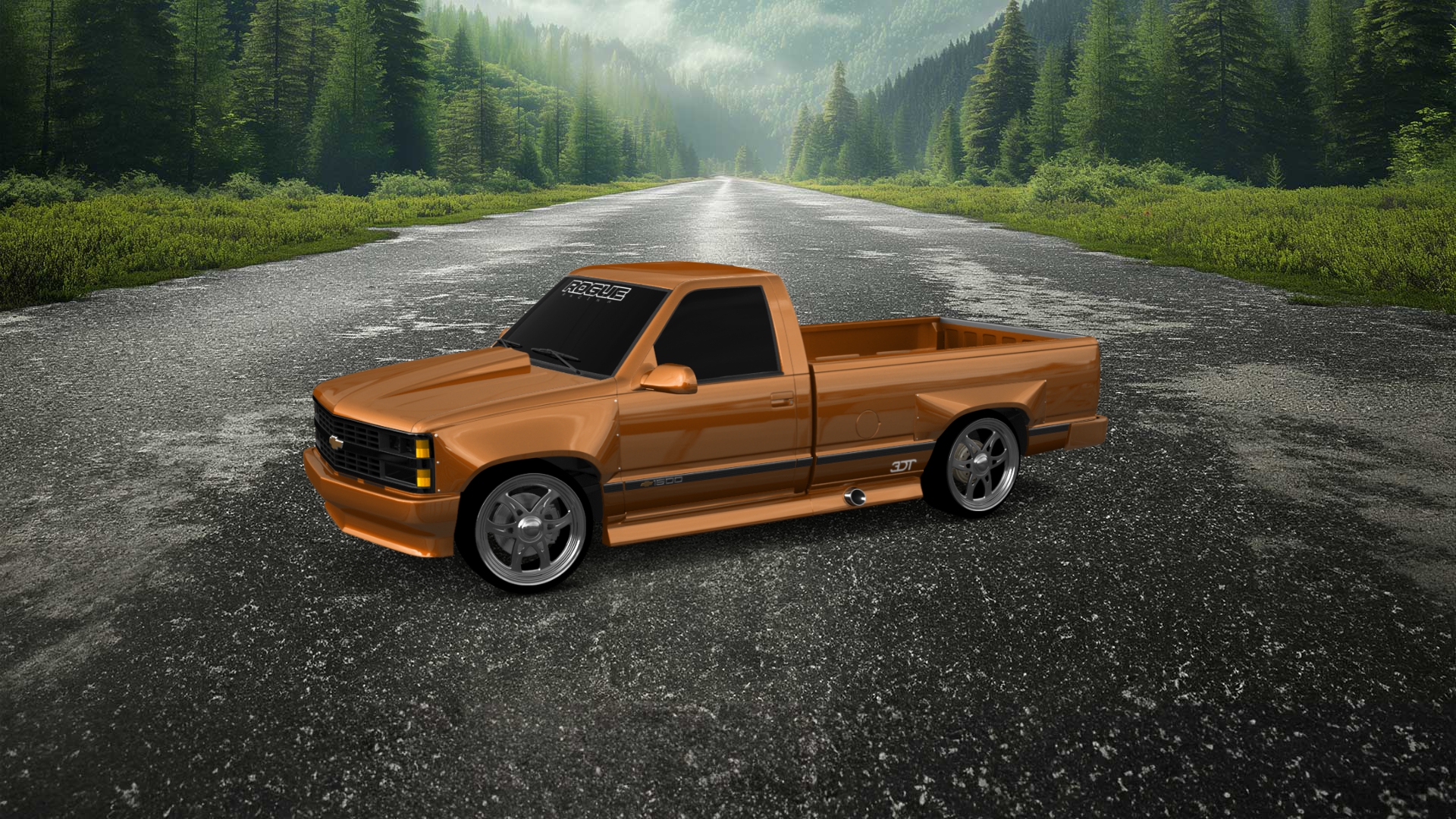 Chevrolet K1500 Regular Cab Fleetside Pickup 1988