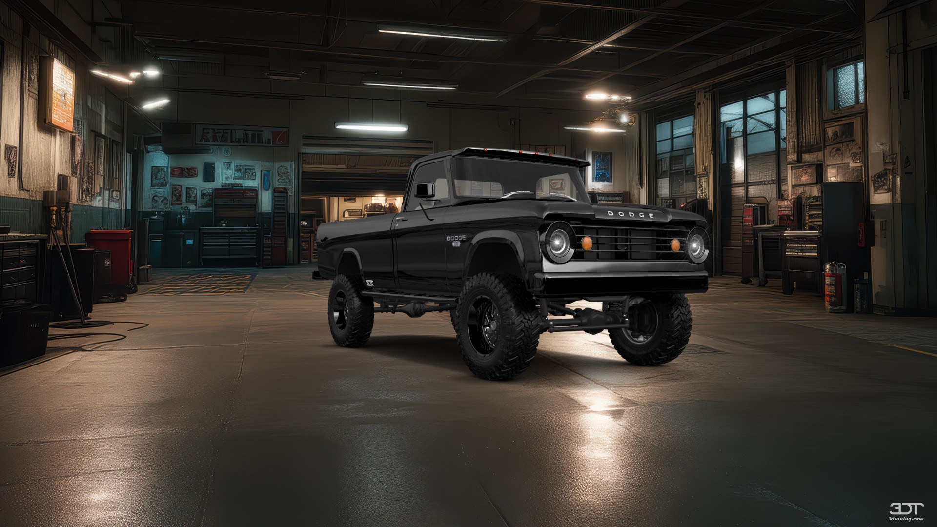 Dodge Power Wagon W200 2 Door pickup truck 1966 tuning
