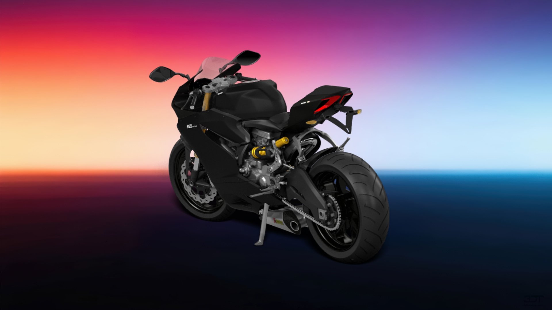 Ducati 899 Panigale Sport Bike 2015 tuning