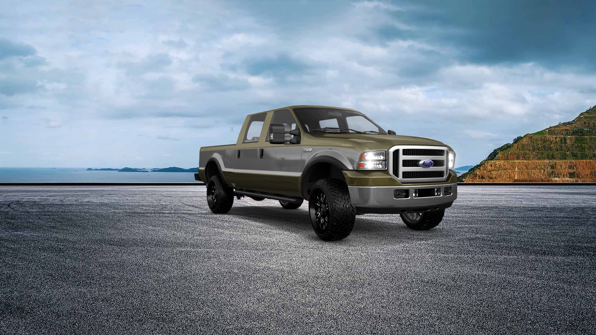 Ford F-250 Crew Cab 4 Door pickup truck 1999 tuning