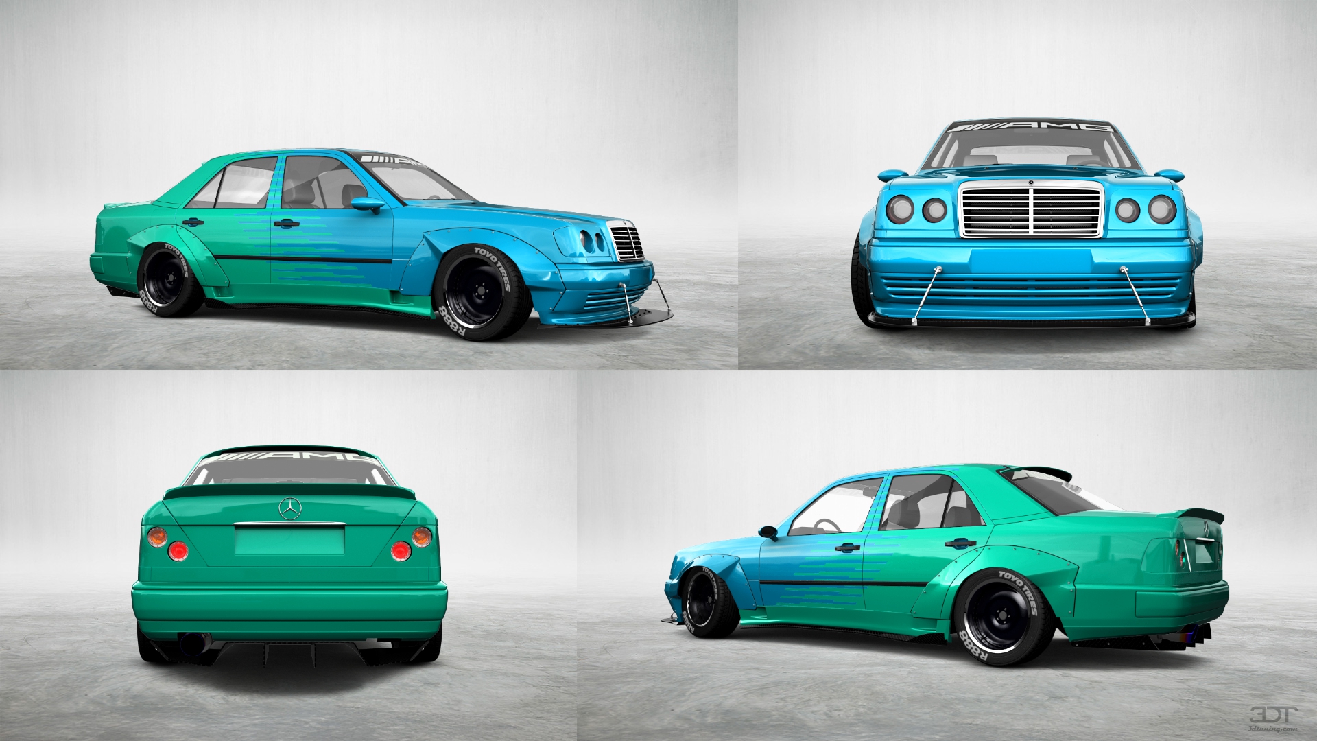 Mercedes E-Class Sedan 1984 tuning