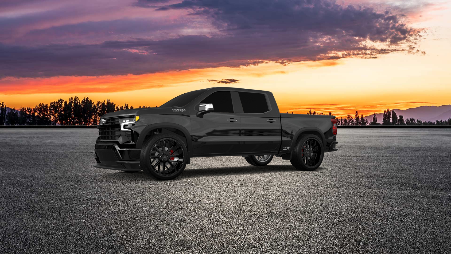 Chevrolet Silverado 1500 Crew Cab 5.8 ft box 4 Door pickup truck 2023 tuning