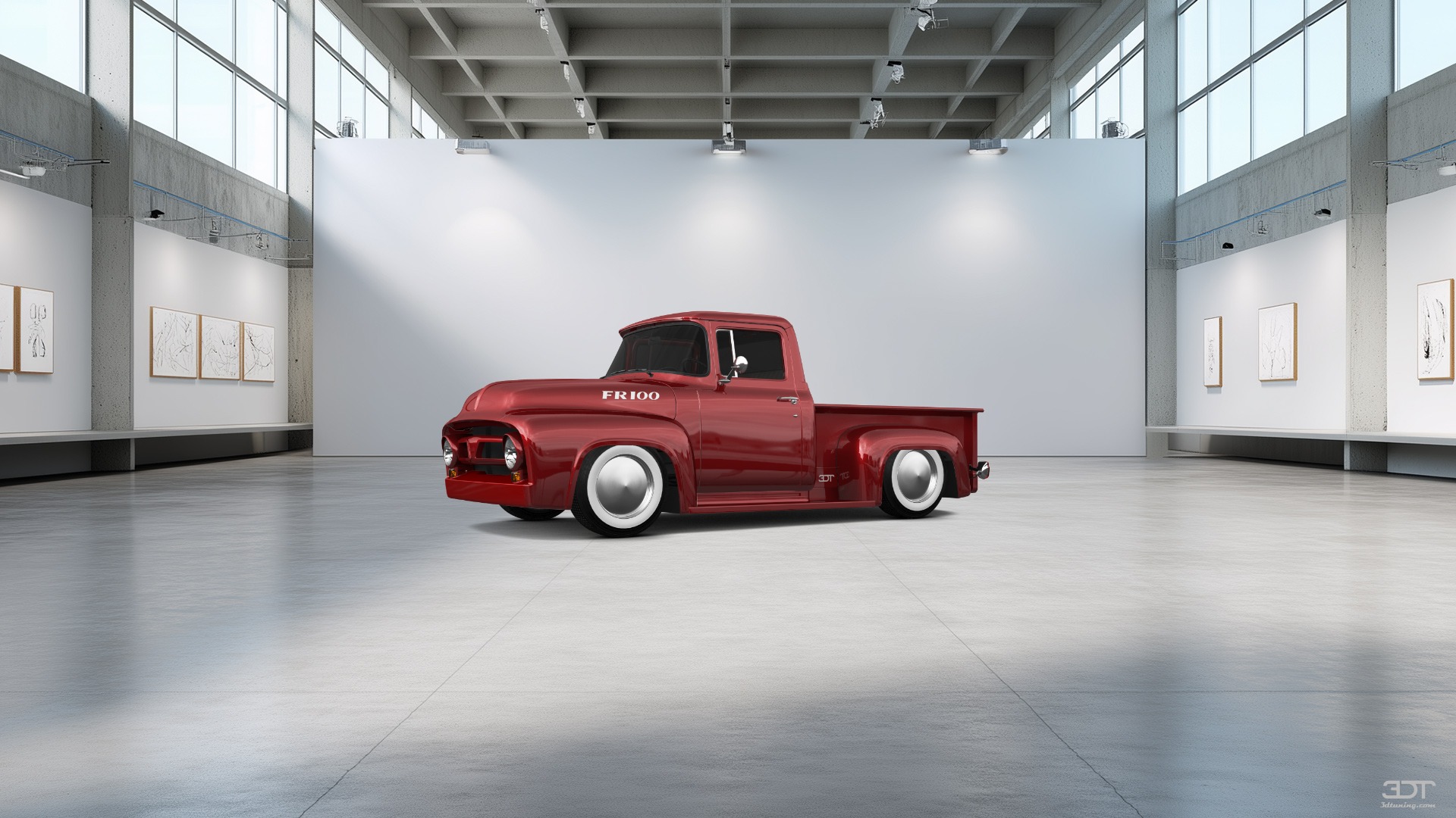 Ford F-100 2 Door truck 1956 tuning