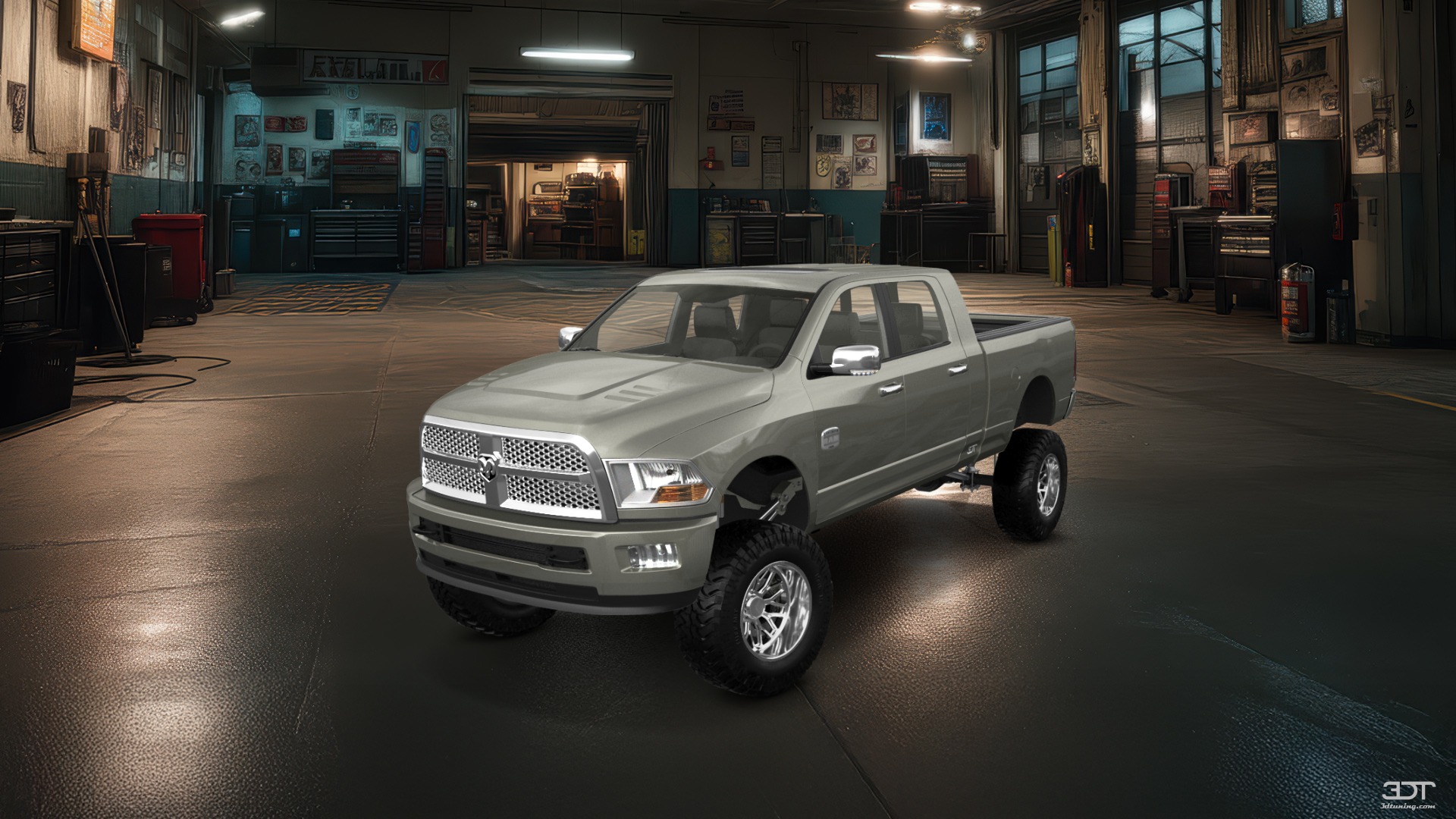 Dodge Ram 2500 Mega Cab 6.4 ft box 4 Door pickup truck 2010 tuning