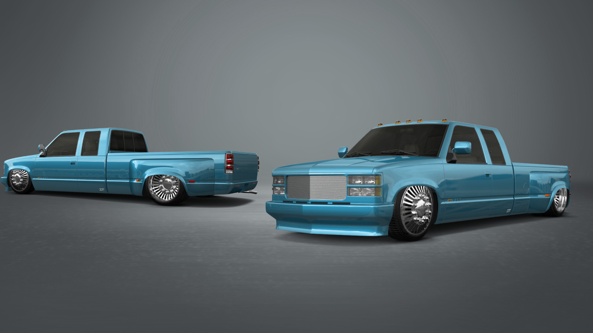 Chevrolet K3500 Extended Cab Pickup Truck 1988