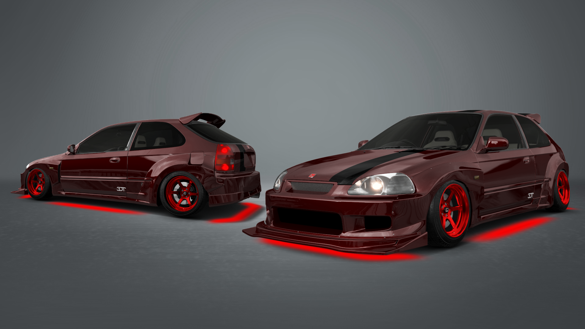 Honda Civic 3 Door Hatchback 1997 tuning