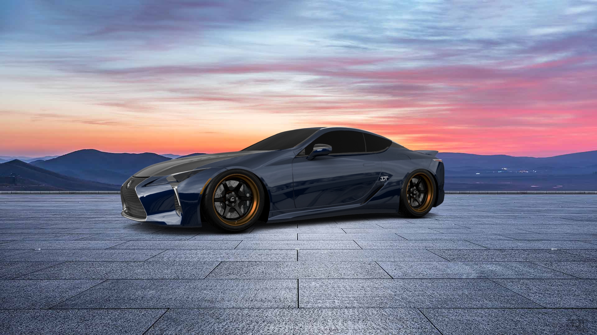 Lexus LC500 2 door fastback coupe 2017 tuning