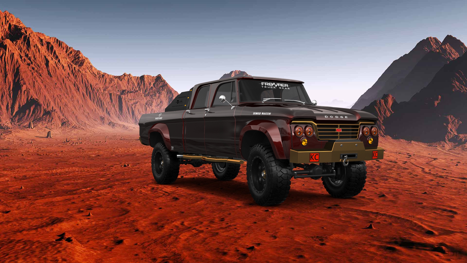 Dodge Power Wagon 4 Door pickup truck 1964
