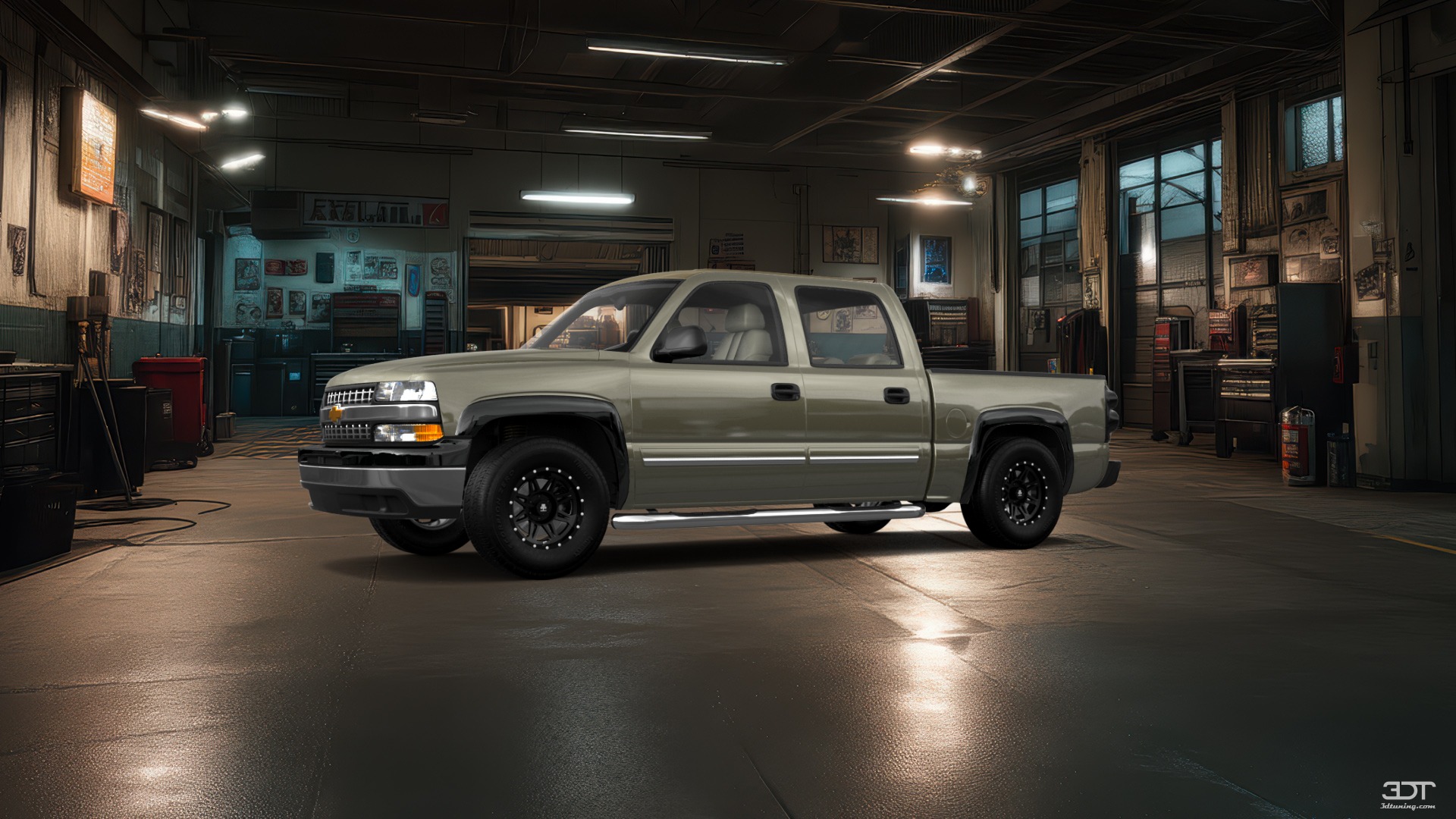 Chevrolet Silverado 1500 Crew Cab 5.8 ft box 4 Door Truck 1999 tuning