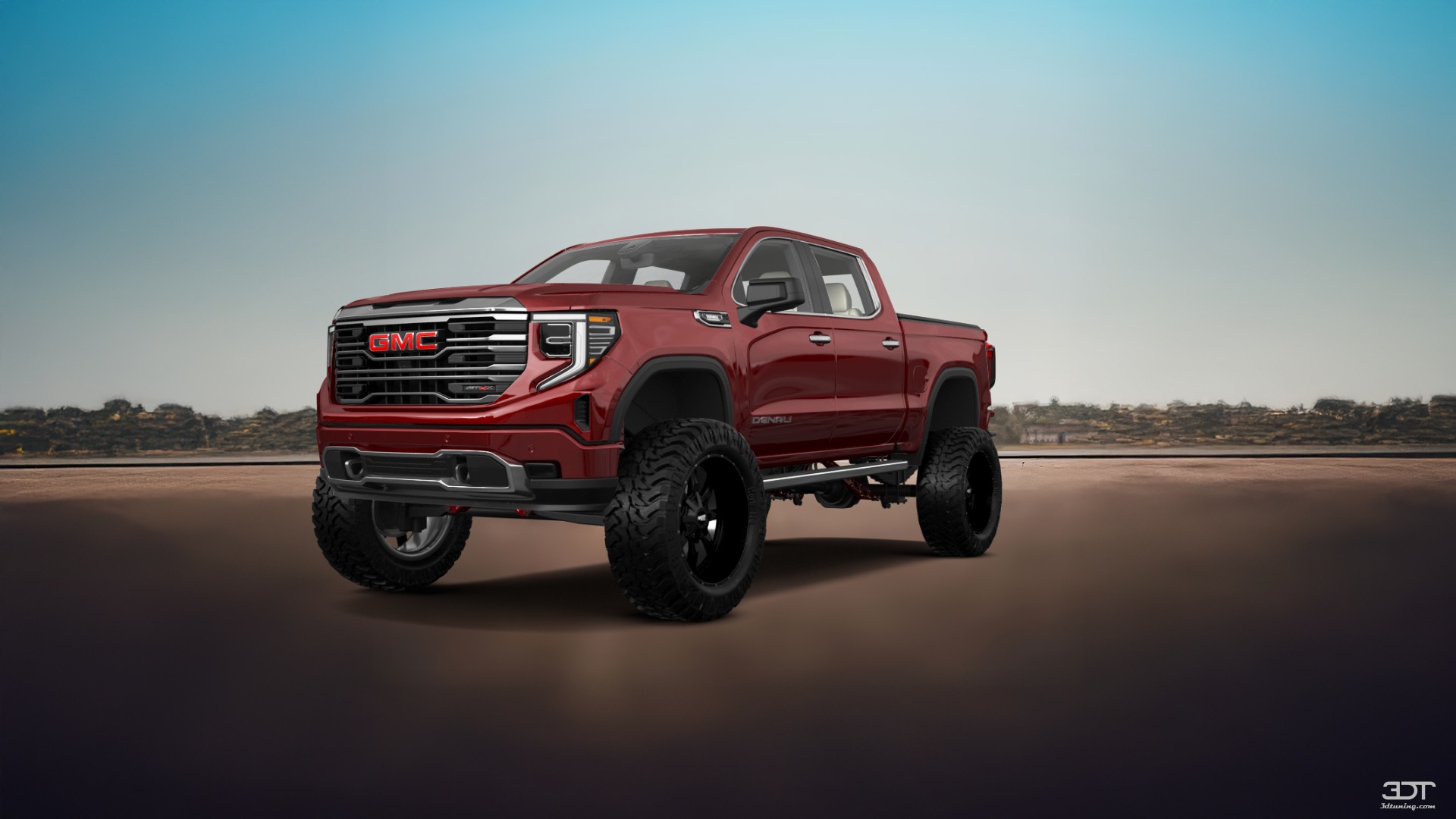 GMC Sierra 1500 Crew Cab 5.8 ft box 4 Door pickup truck 2023 tuning