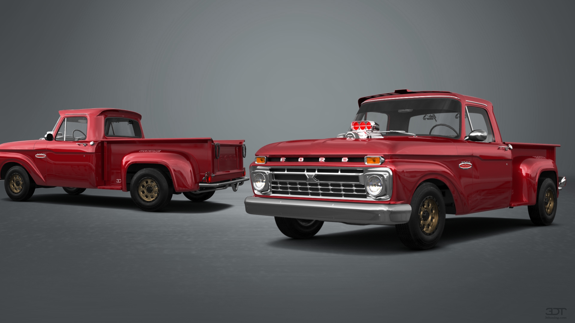 Ford F-100 Flareside 2 Door pickup truck 1961