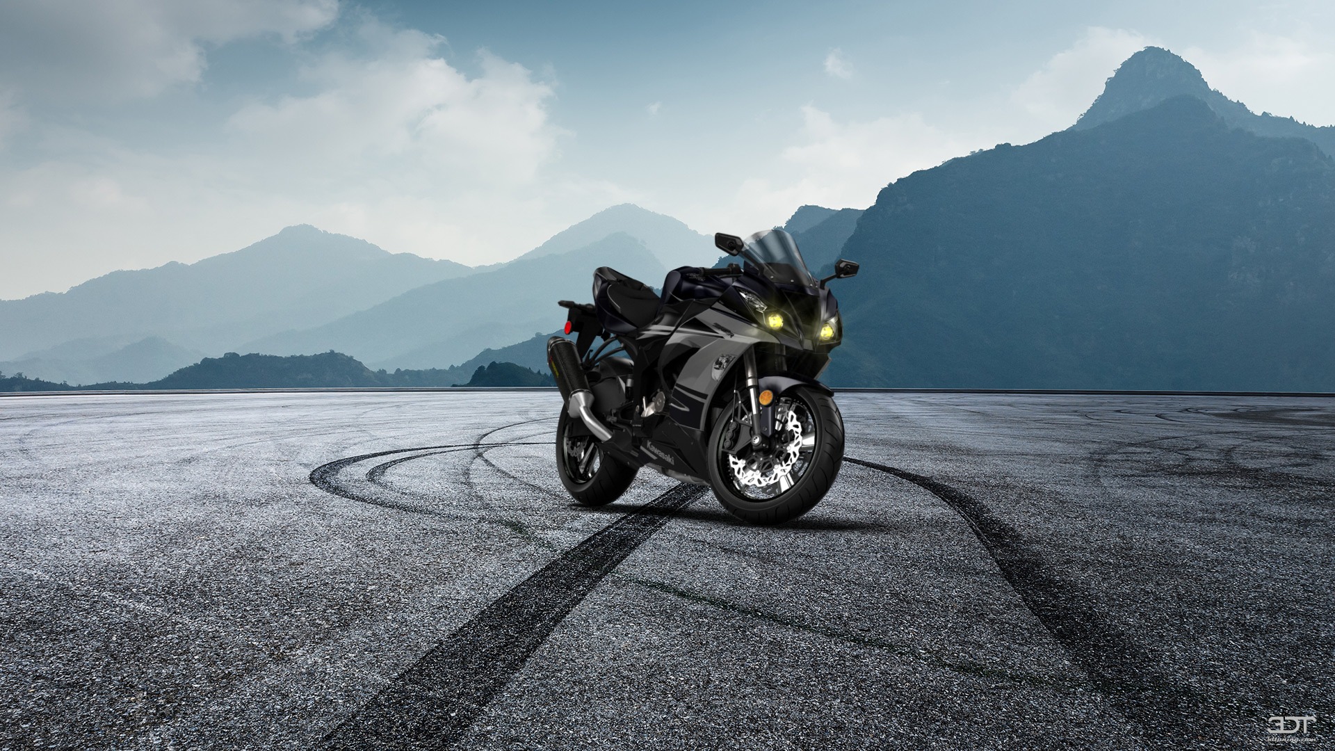 Kawasaki Ninja ZX 6R Sport Bike 2015 tuning