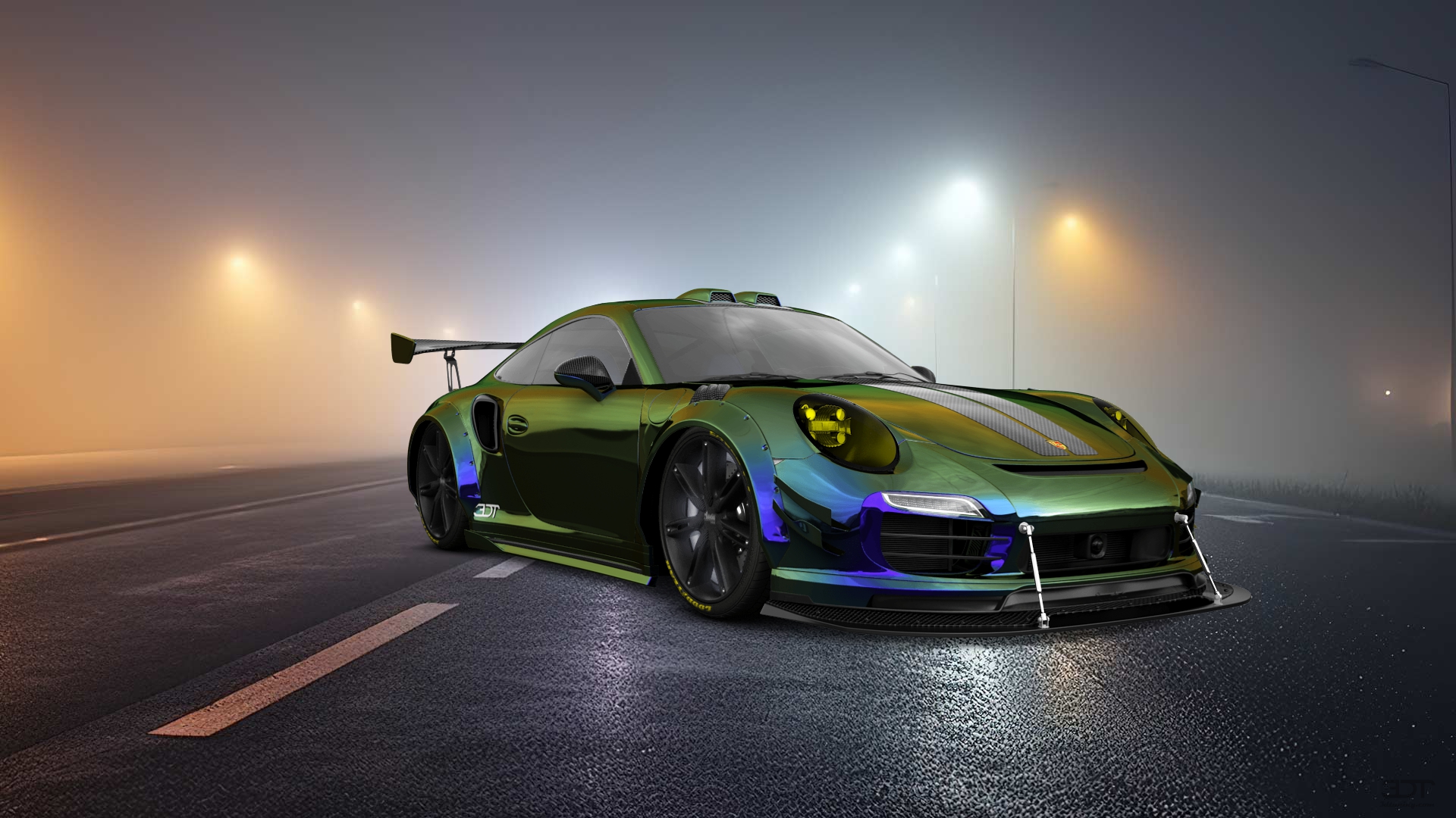 Porsche 911 Turbo S 2 Door Coupe 2014 tuning