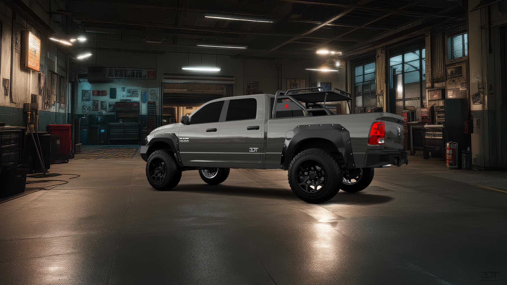 Dodge Ram 1500 Crew Cab 6.4 ft box 4 Door pickup truck 2009 tuning
