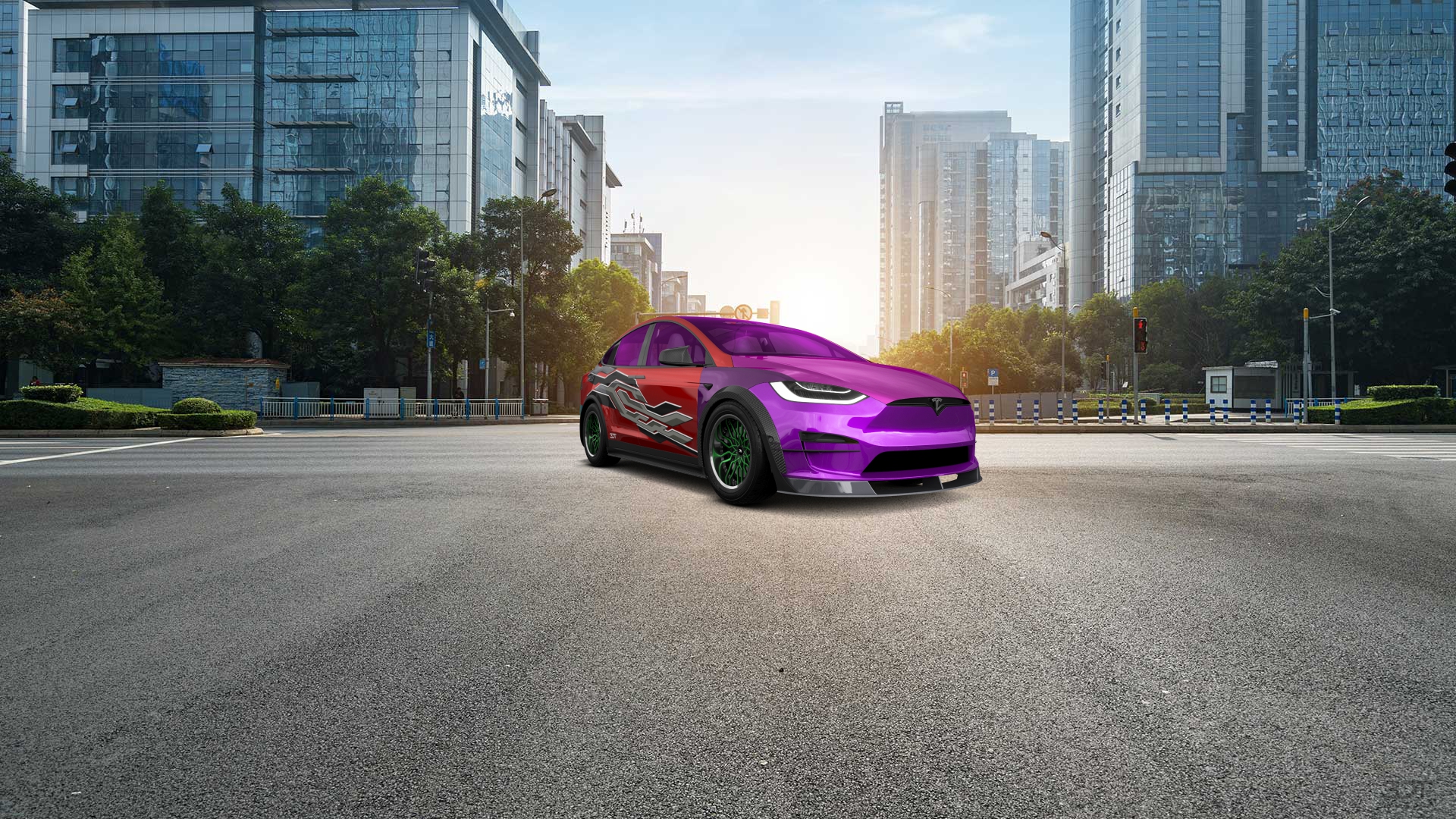 Tesla Model X 5 Door SUV 2024 tuning