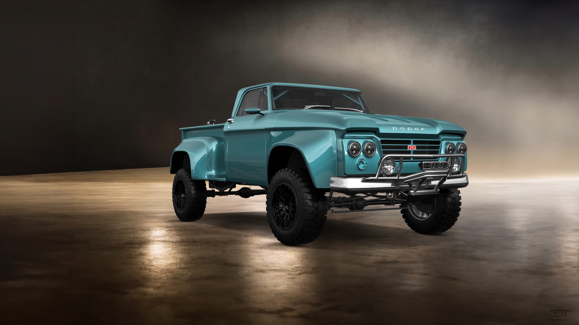 Dodge D-100 Stepside 2 Door pickup truck 1961 tuning