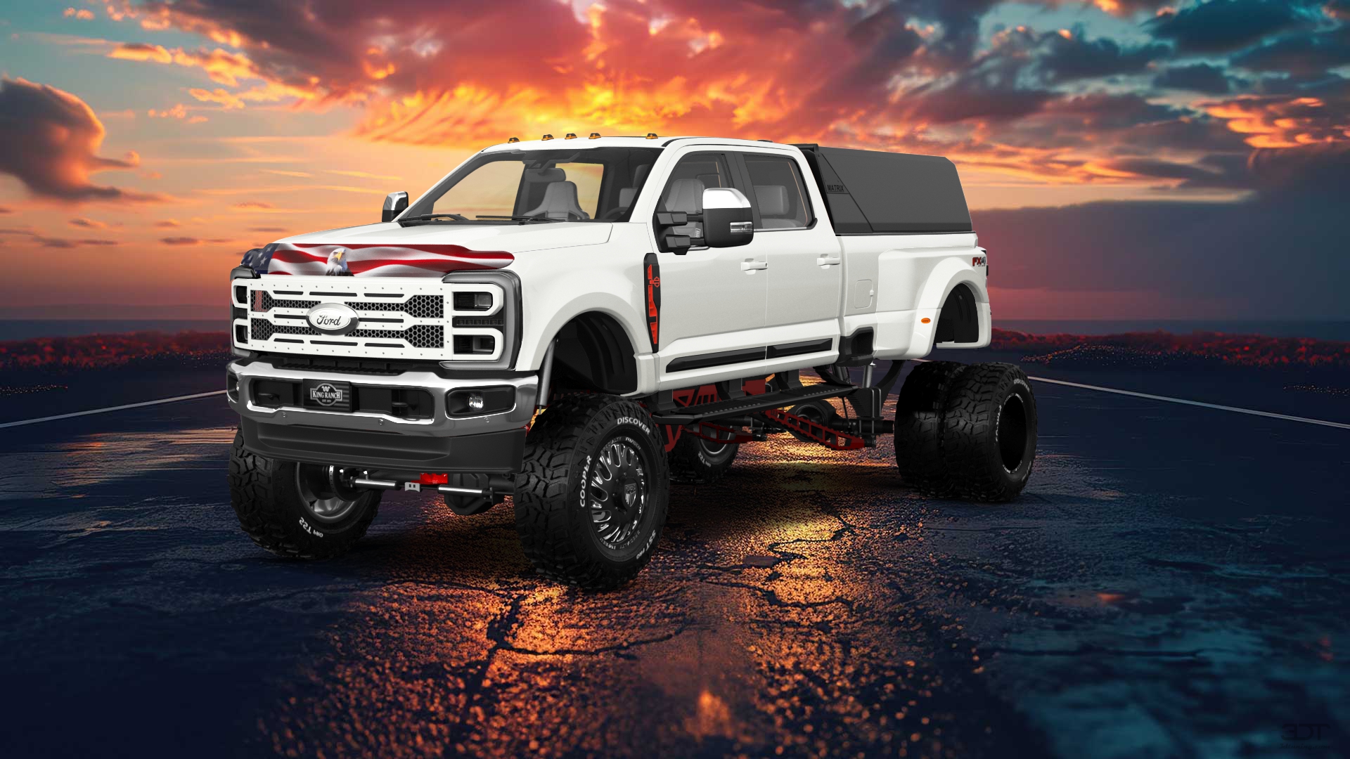 Ford F-350 DRW Crew Cab 4 Door pickup truck 2023 tuning
