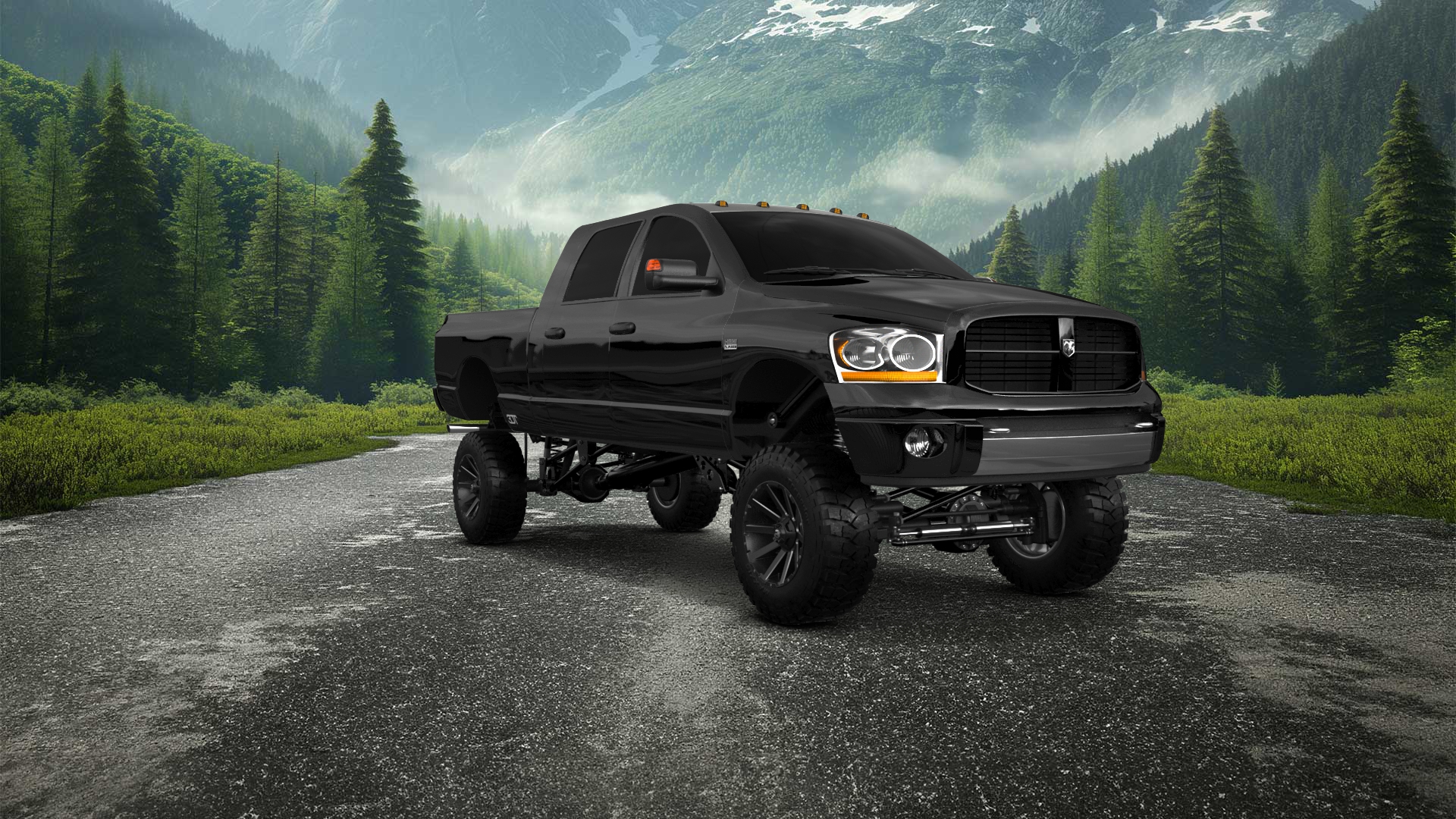 Dodge Ram 2500 4 Door pickup truck 2007 tuning