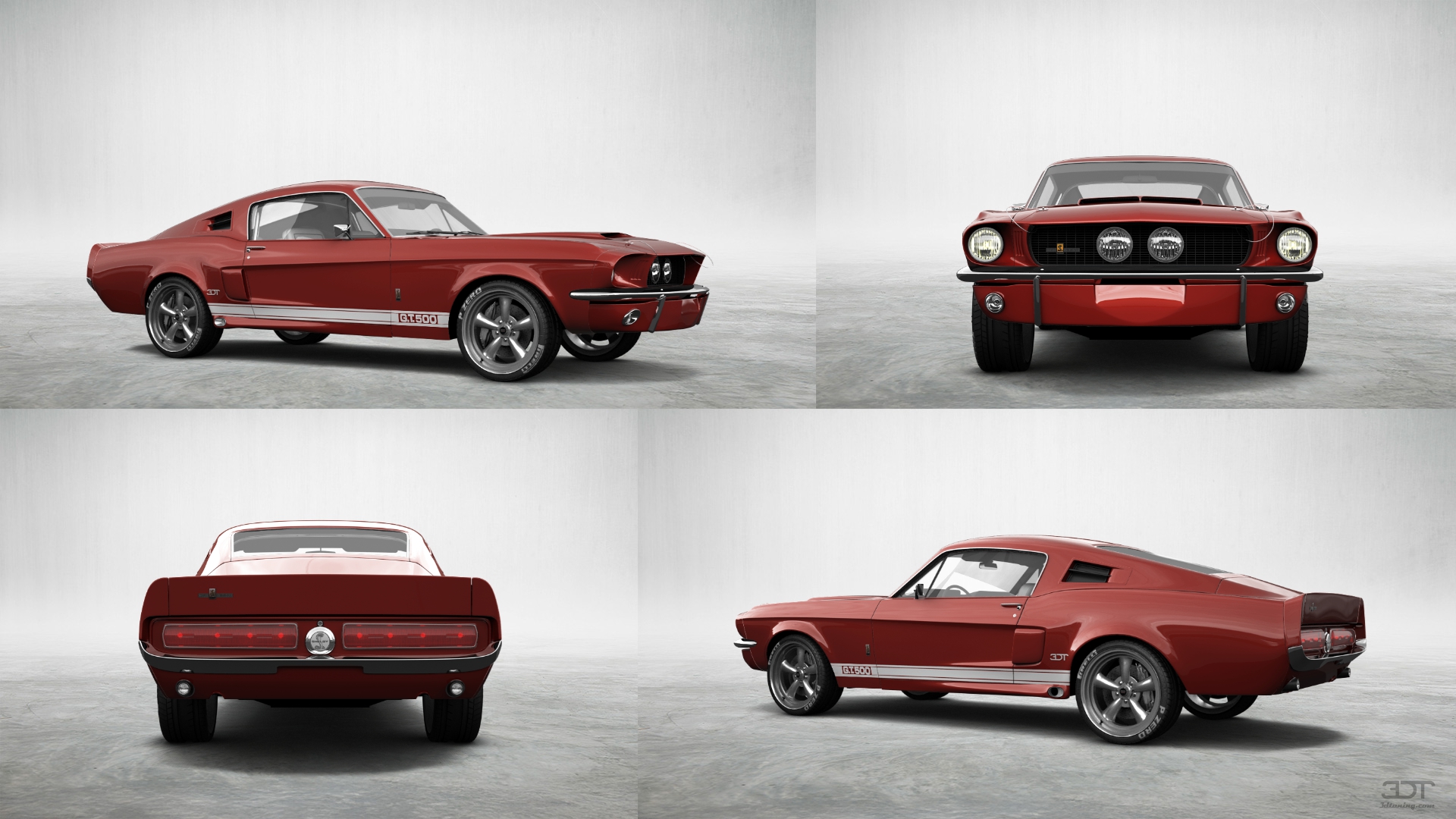 Mustang GT500 2 Door Coupe 1968 tuning
