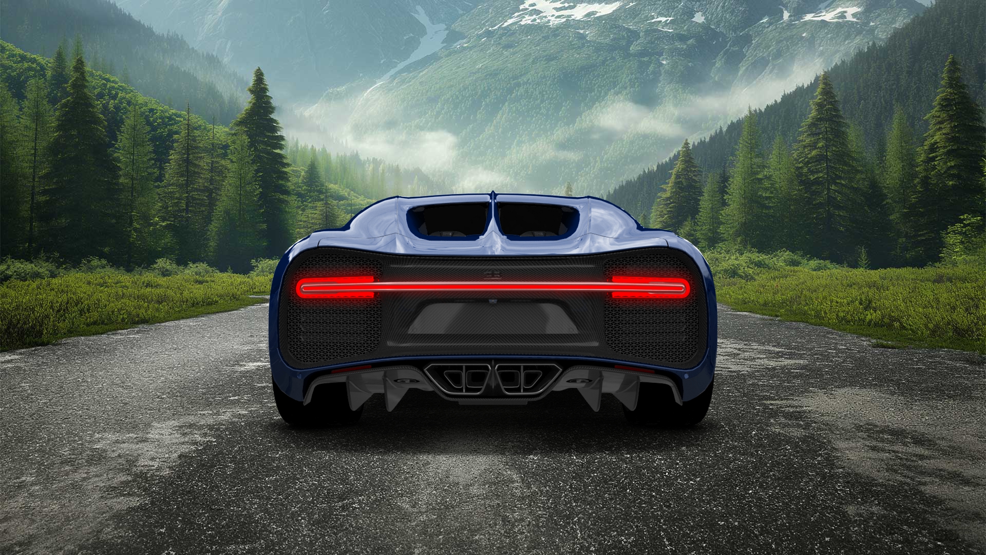 Bugatti Chiron 2 Door Coupe 2016 tuning