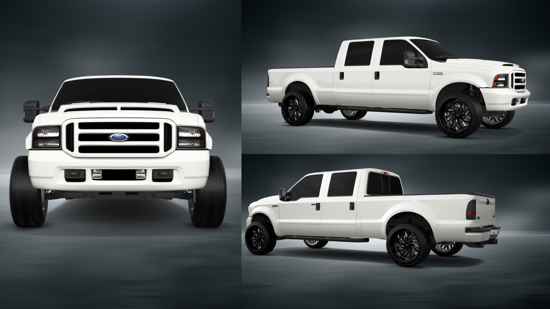 Ford F-250 Crew Cab 4 Door pickup truck 1999 tuning