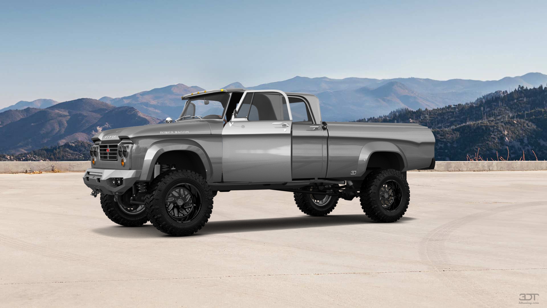 Dodge Power Wagon 4 Door pickup truck 1964 tuning