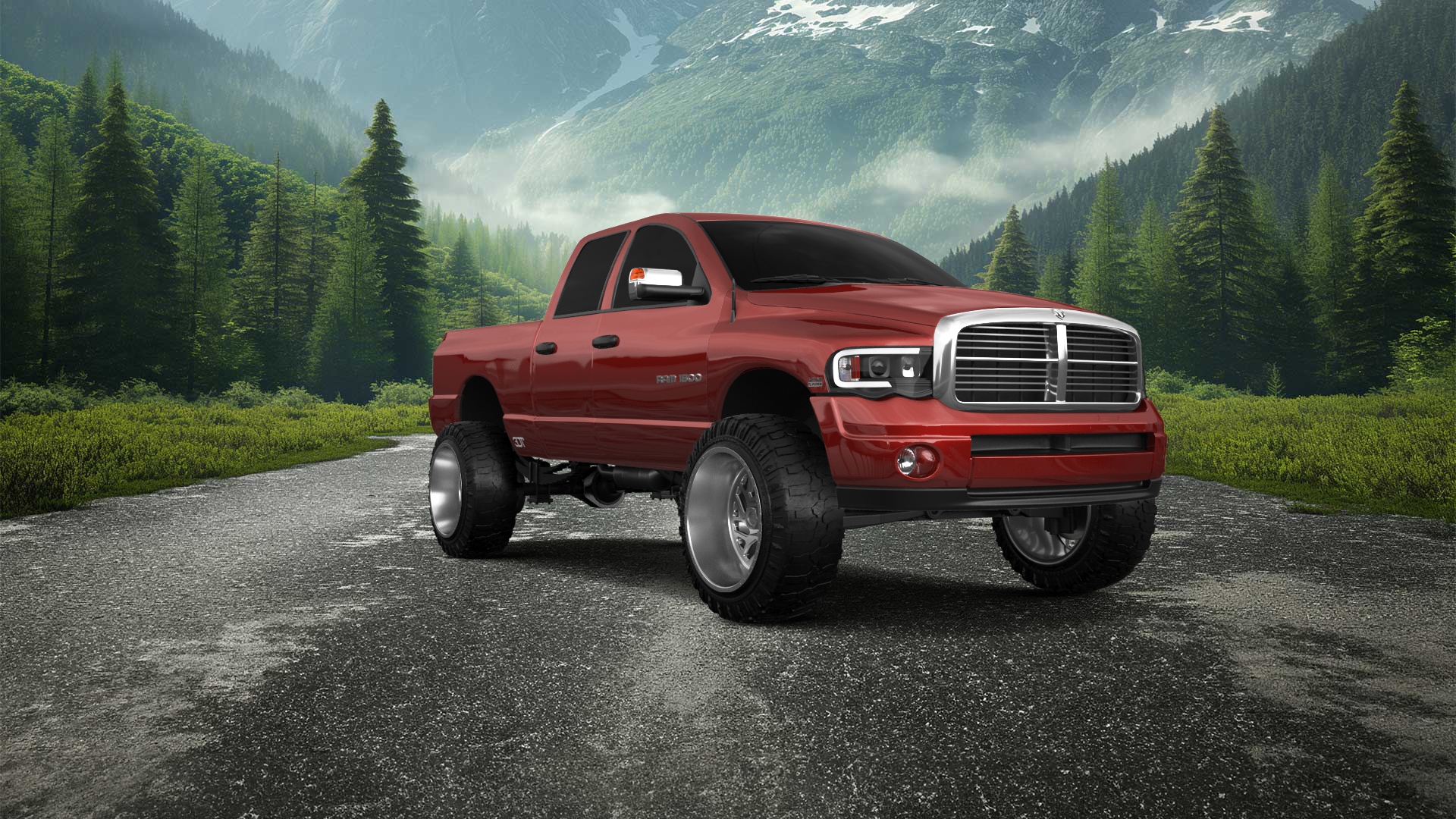 Dodge Ram 1500 6.4 ft box 4 Door pickup truck 2002 tuning