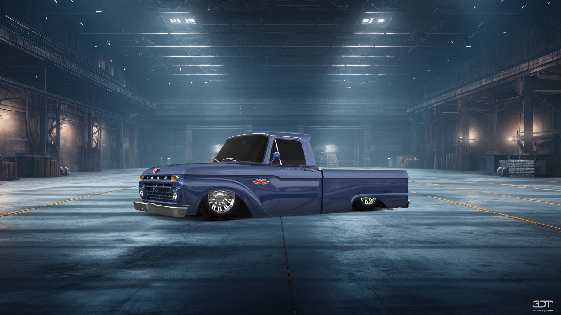 Ford F-100 Custom Cab 2 Door pickup truck 1966