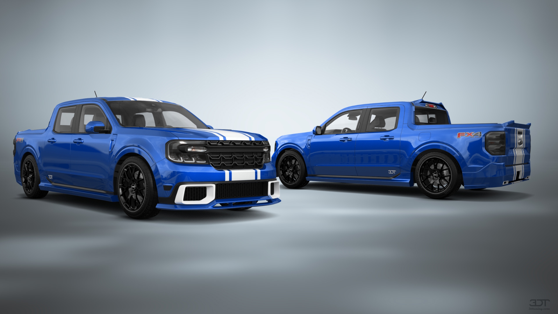 Ford Maverick 4 Door pickup truck 2022 tuning