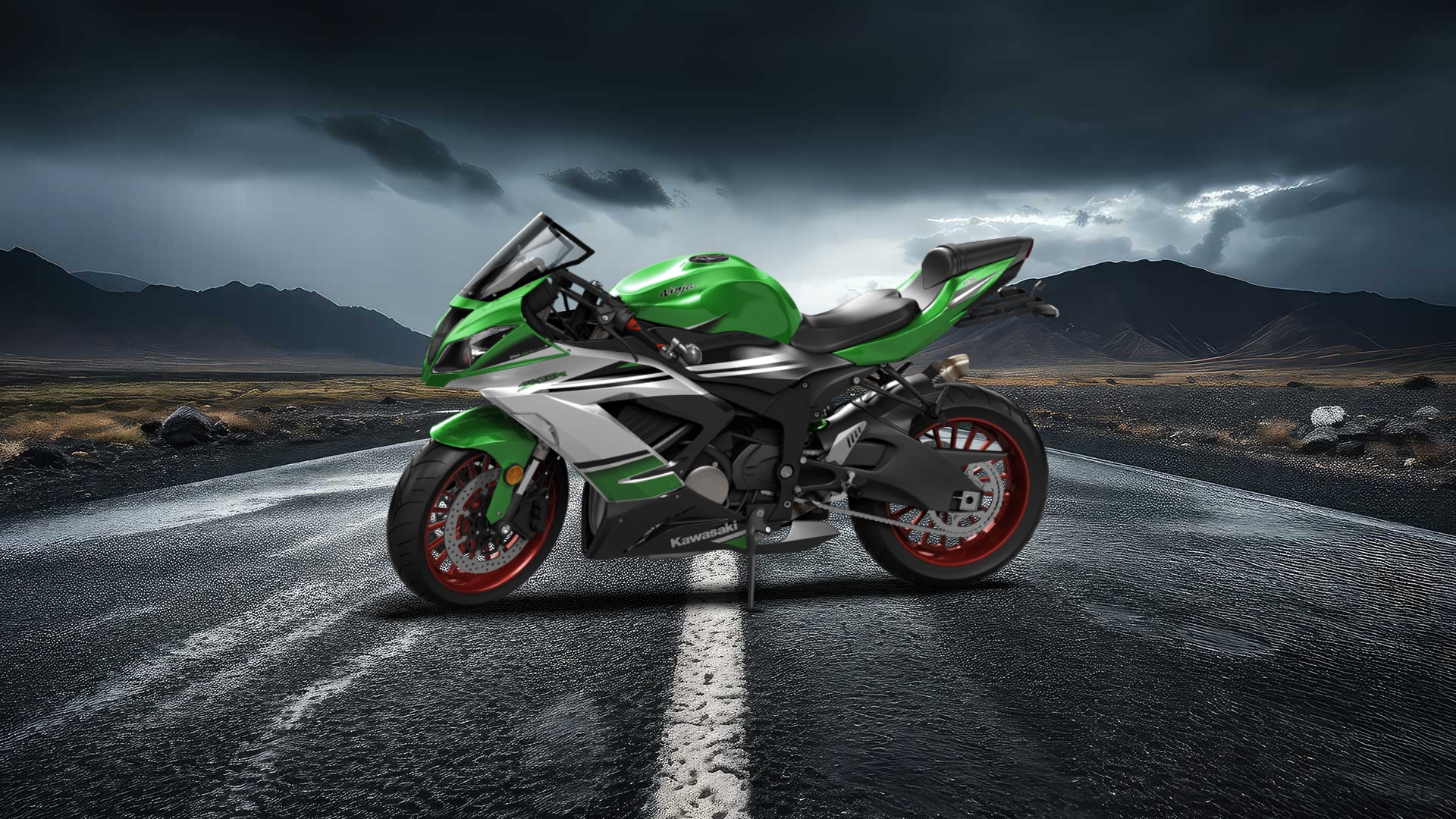 Kawasaki Ninja ZX 6R Sport Bike 2015