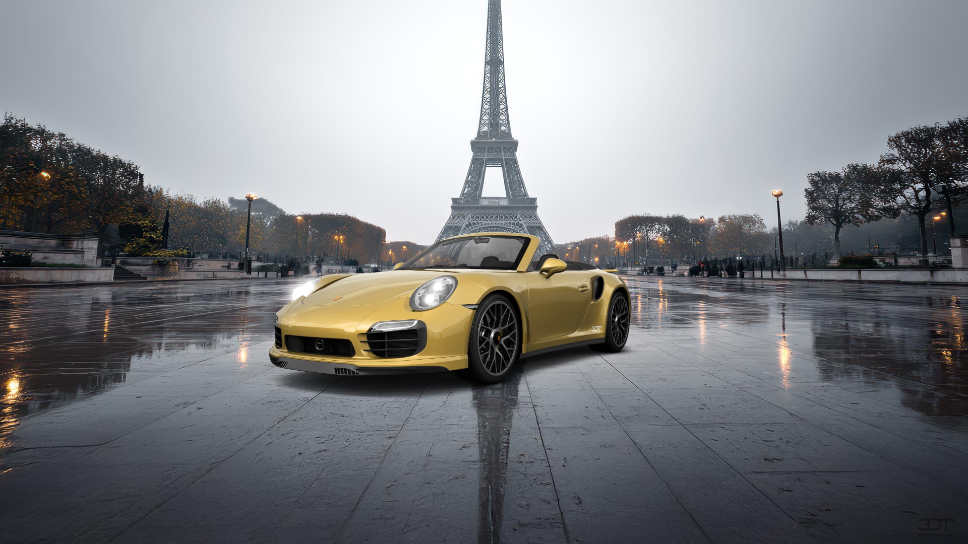 Porsche 911 Turbo S 2 Door Convertible 2014 tuning