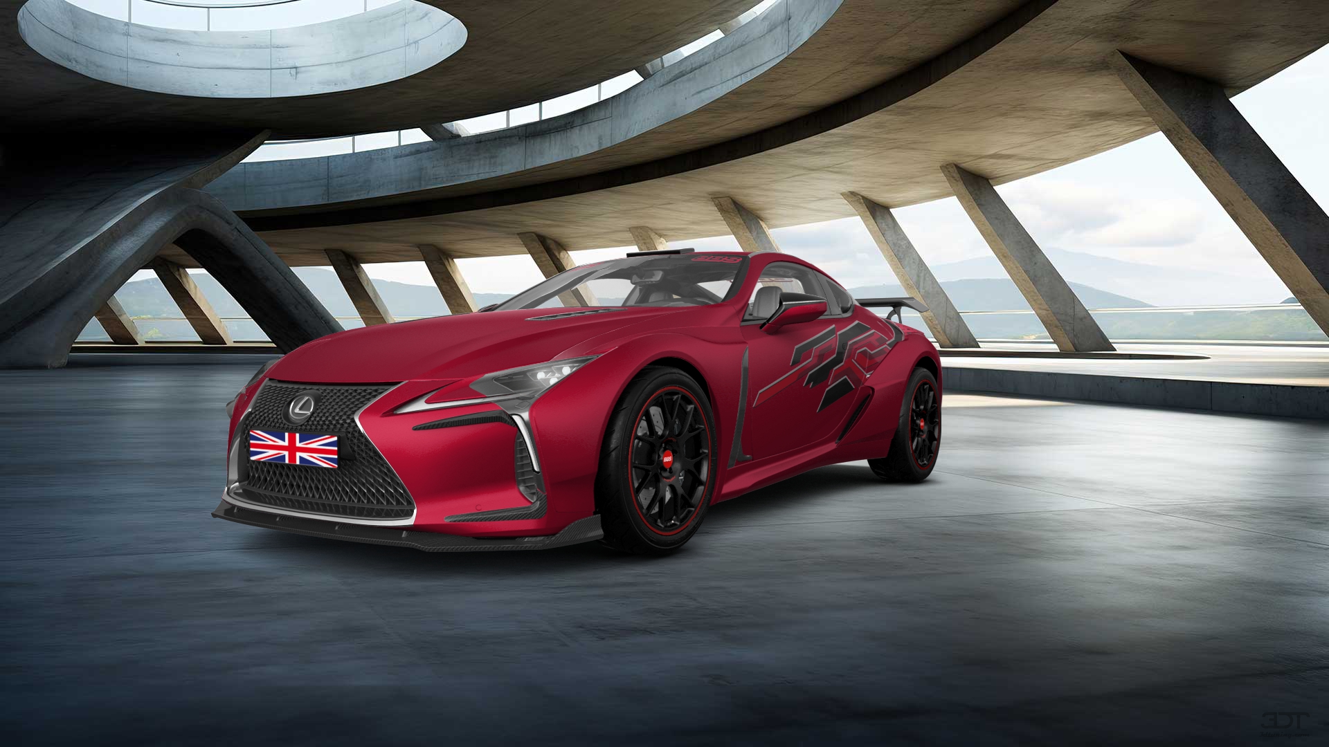 Lexus LC500 2 door fastback coupe 2017 tuning