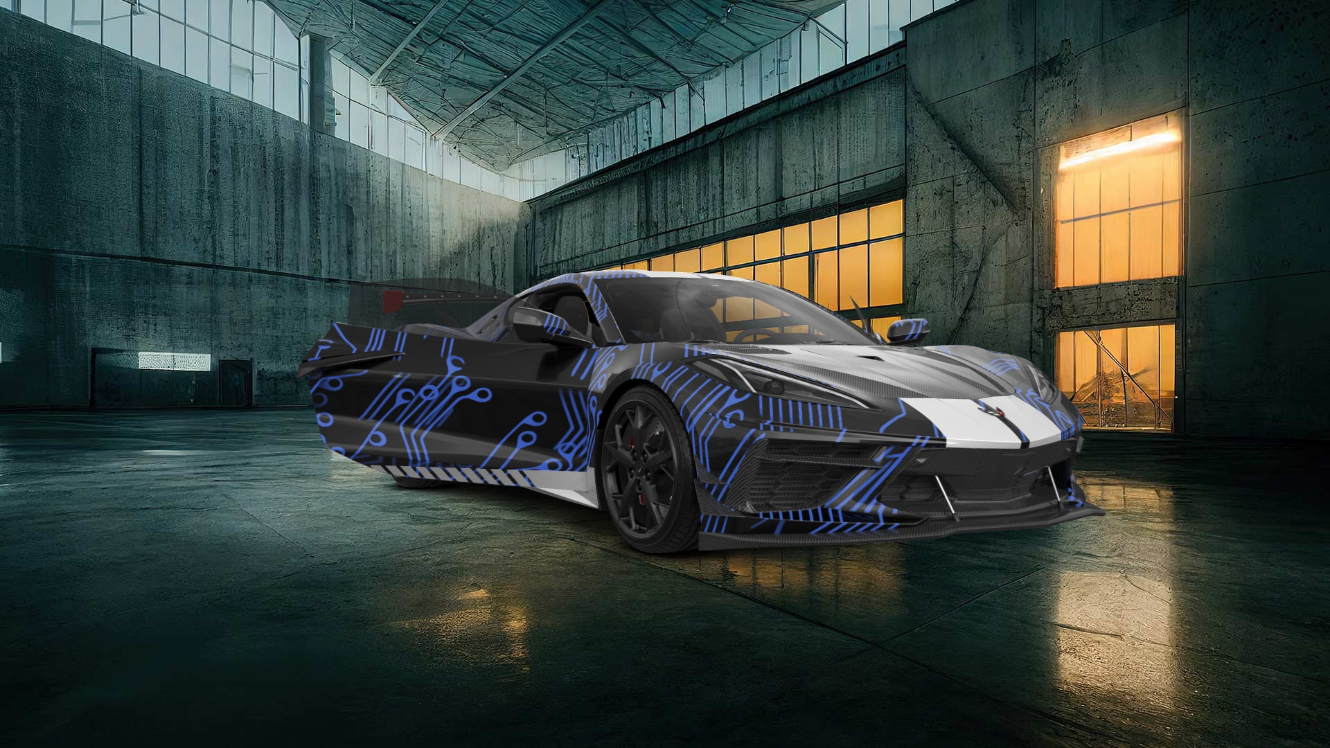 Chevrolet Corvette 2 door targa top 2020 tuning